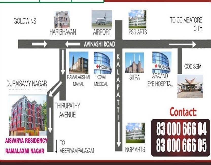 Aishvarya Residency 哥印拜陀 外观 照片